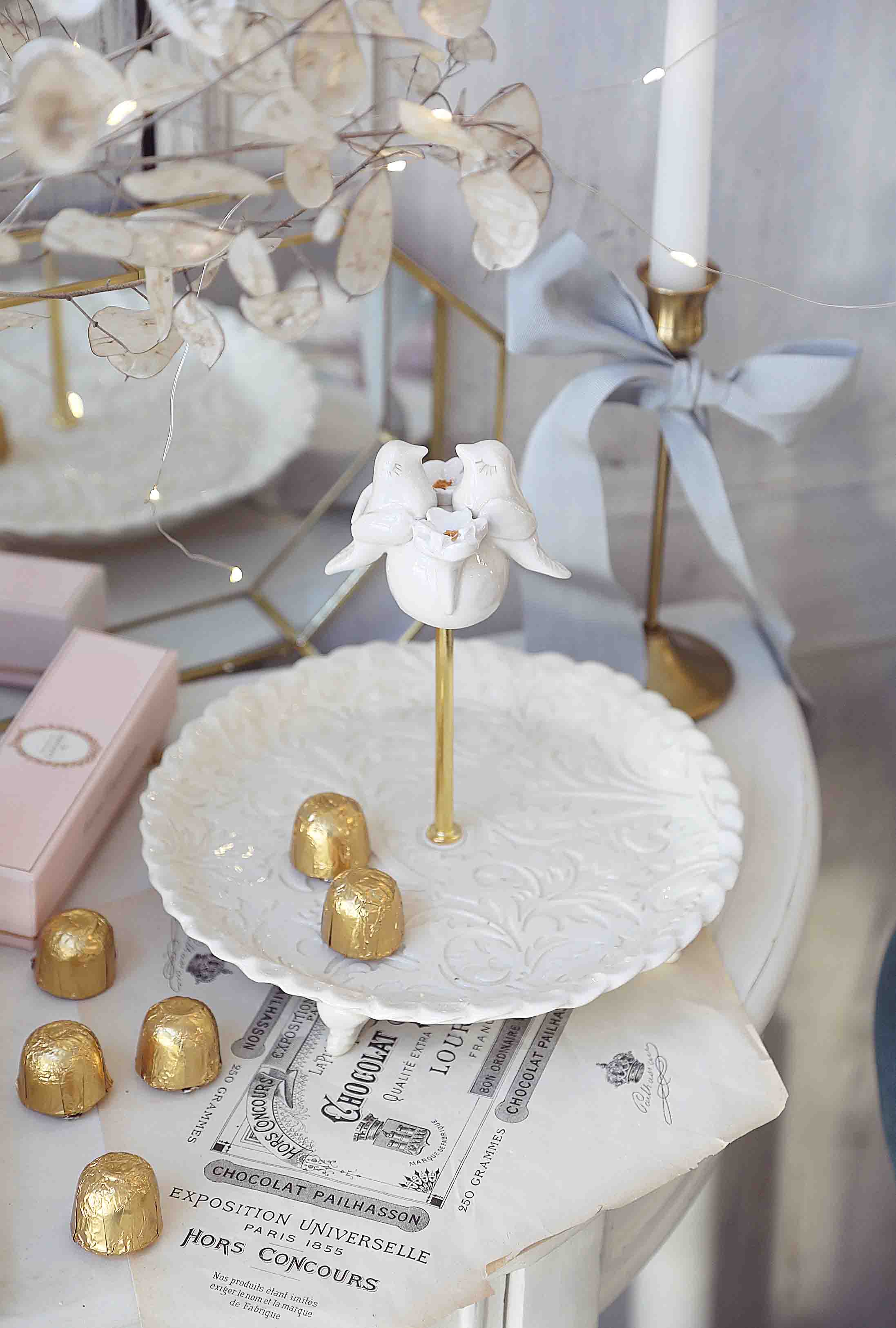 Lėkštė su rankena Paukšteliai