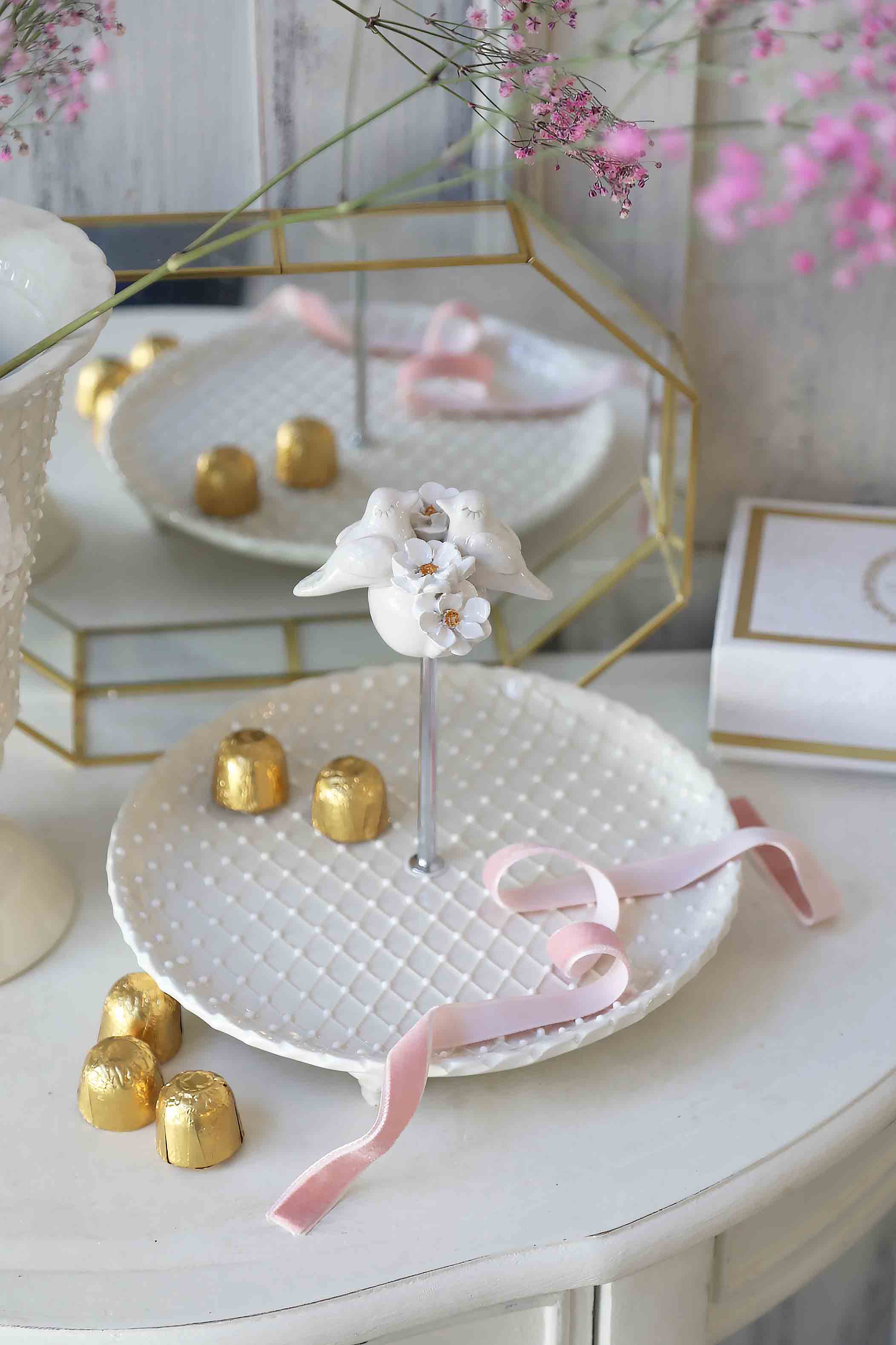 Lėkštė su rankena Paukšteliai