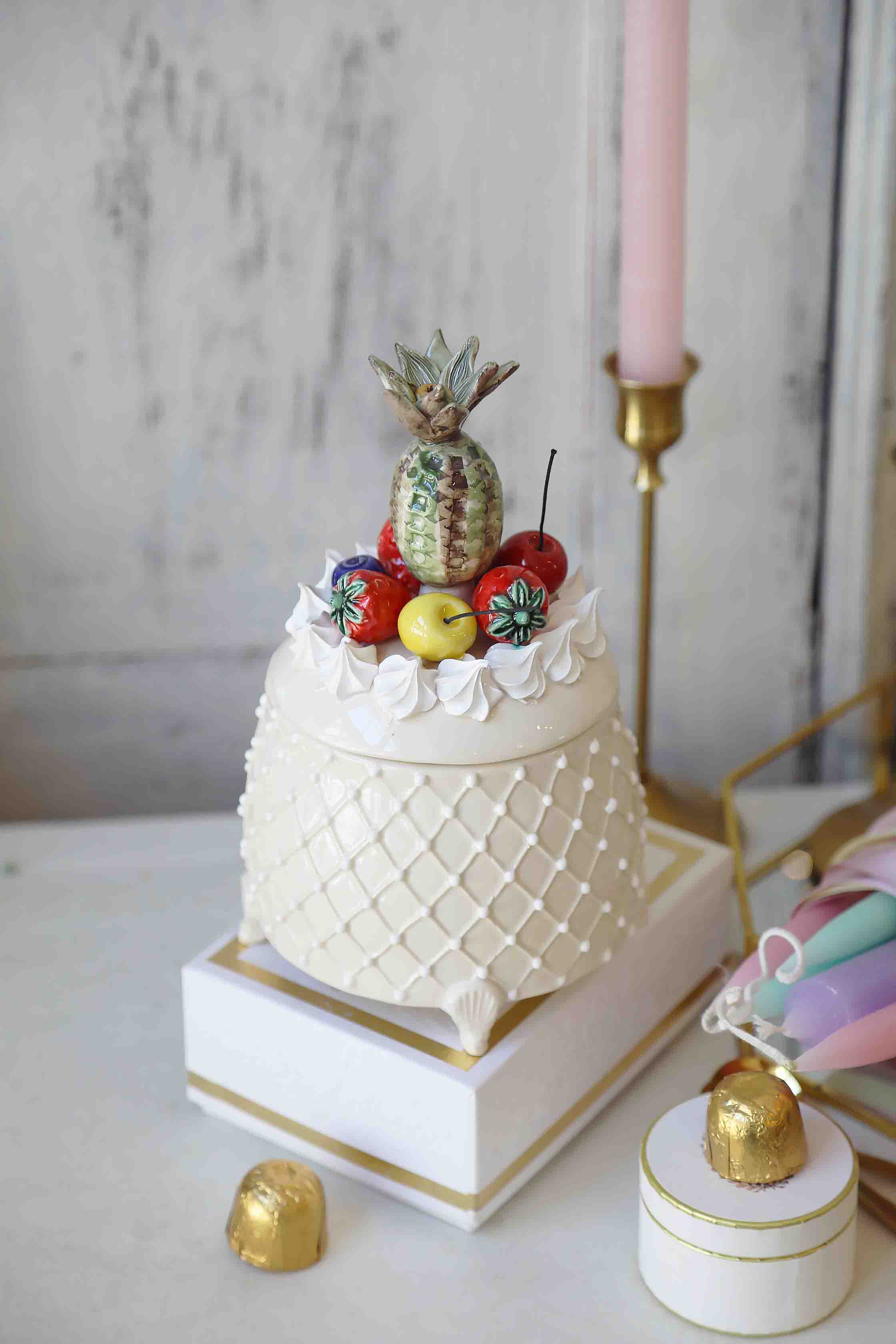 Saldaininė Dėžutė Ananasas