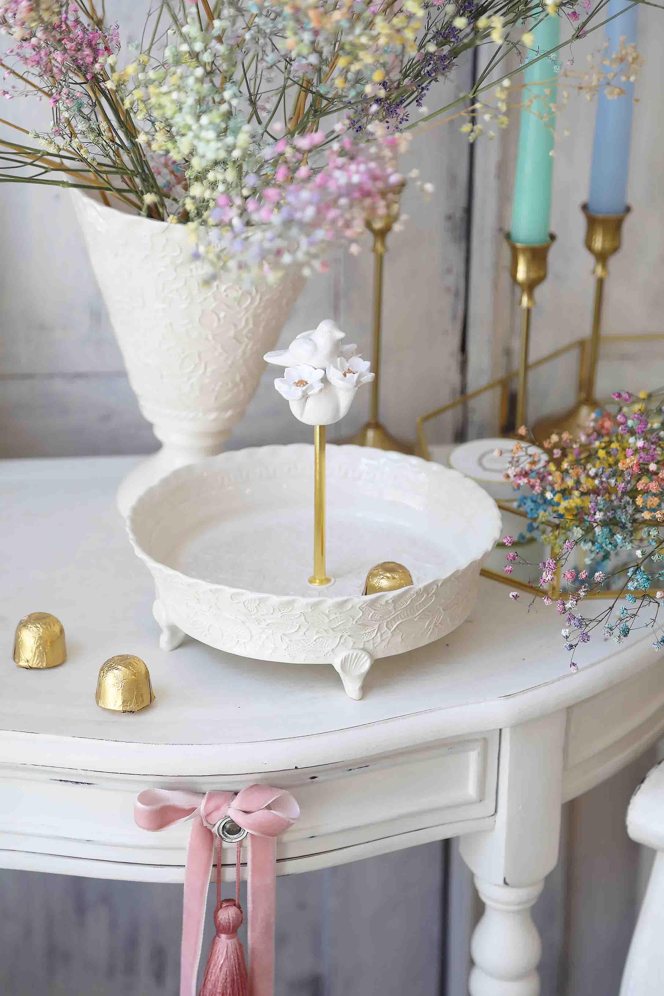 Padėkliukas su rankena Paukštelis